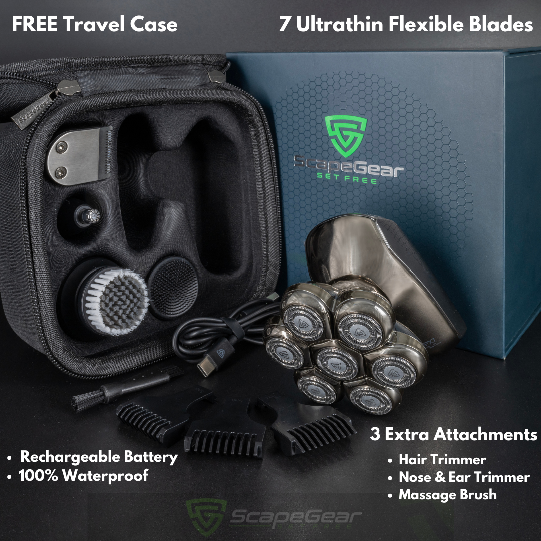 FINALLY!!    NO MORE CUTS WHEN SHAVING YOUR HEAD!