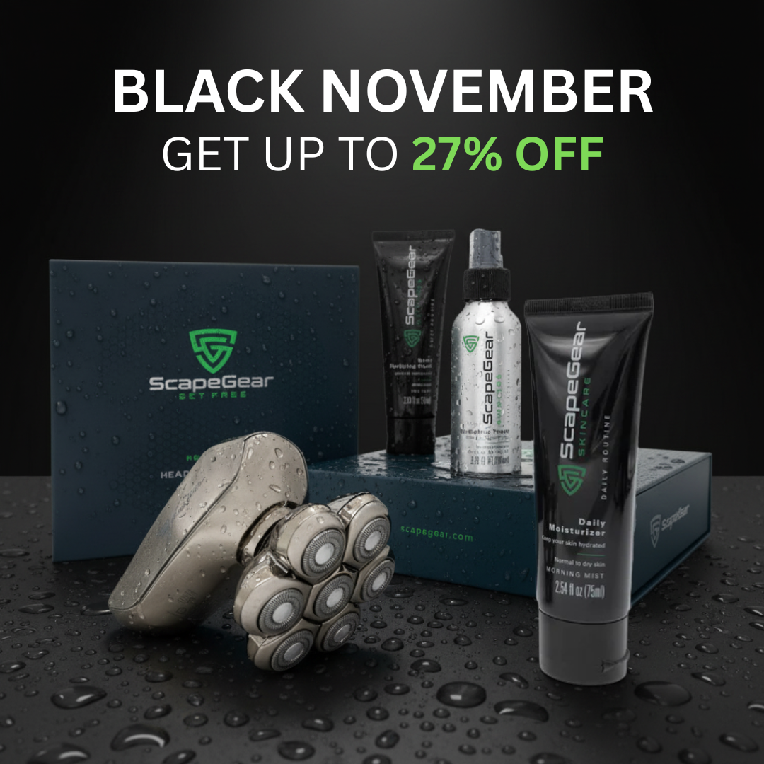 Premium Head Shaver & Daily Skincare Routine for your scalp