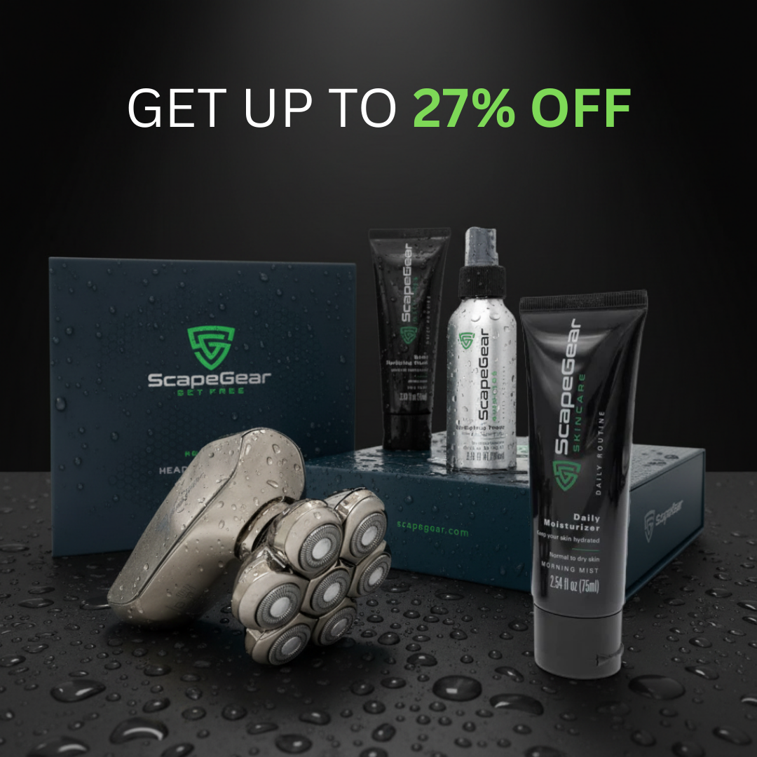Premium Head Shaver & Daily Skincare Routine for your scalp