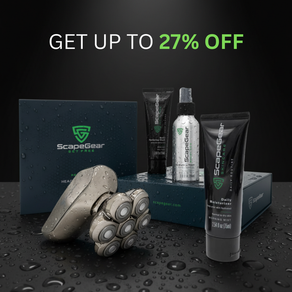 Premium Head Shaver & Daily Skincare Routine for your scalp