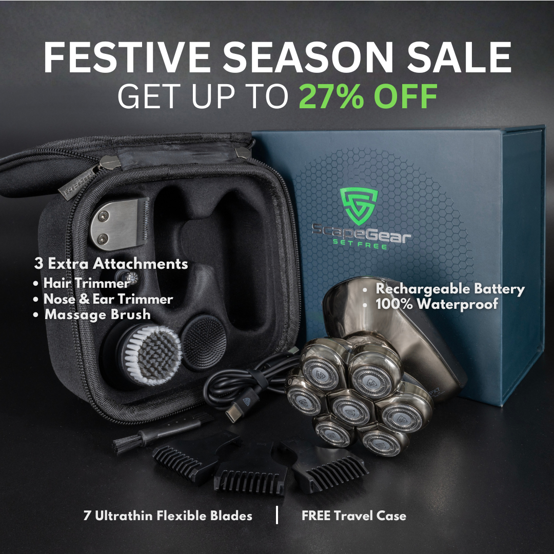 FINALLY!!    NO MORE CUTS WHEN SHAVING YOUR HEAD!