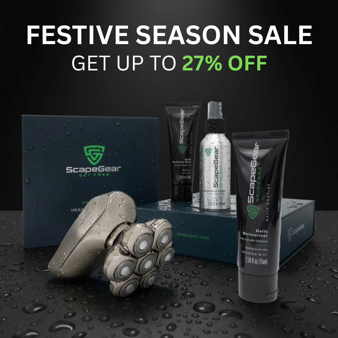 Premium Head Shaver & Daily Skincare Routine for your scalp