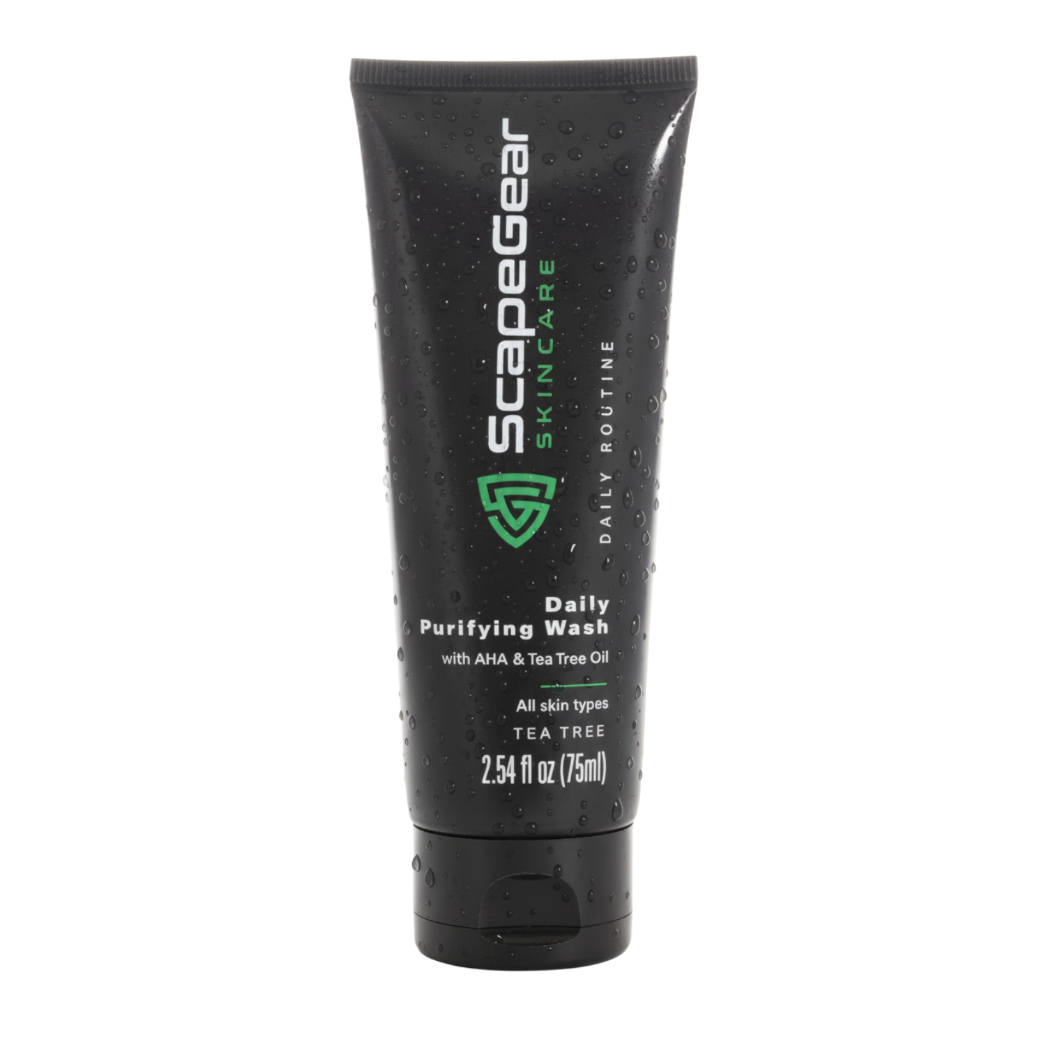Tube of ScapeGear Daily Purifying Wash on a white background